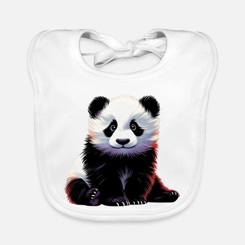 Panda Baby Bio-Lätzchen