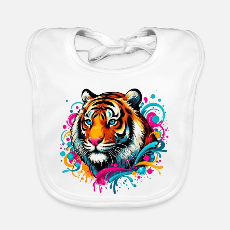 Tigre Bavoir bio Bébé