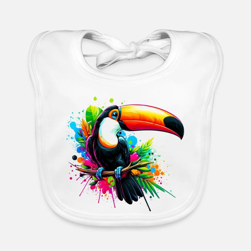 Toucan Bavoir bio Bébé