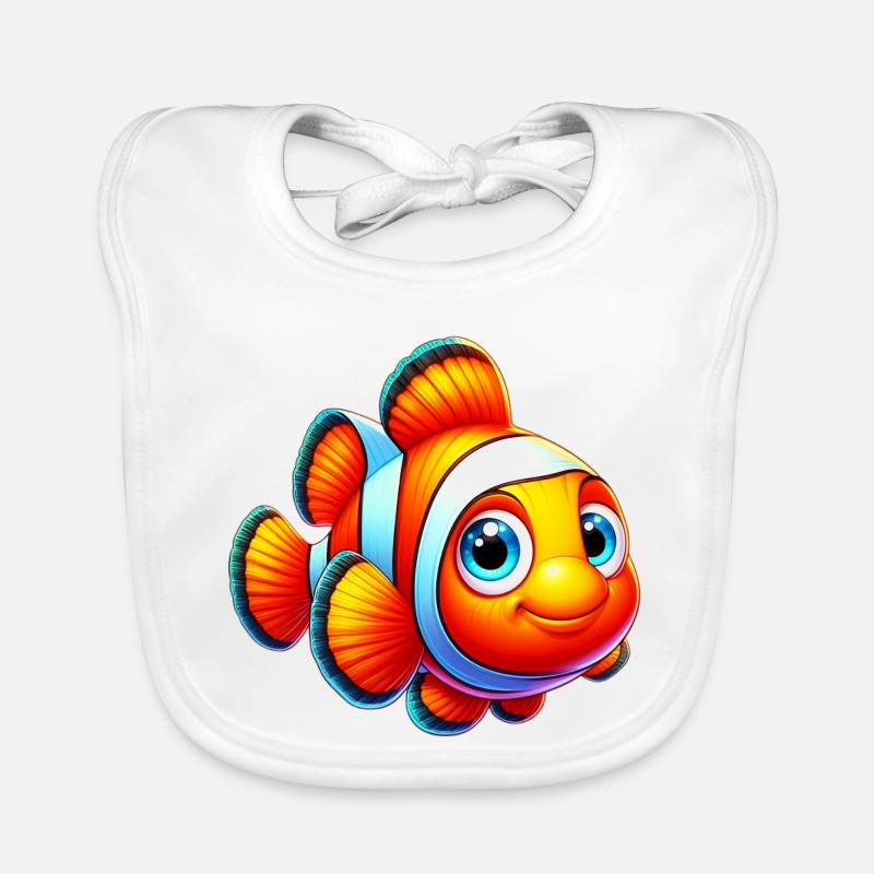 Clownfish Organic Baby Bibs