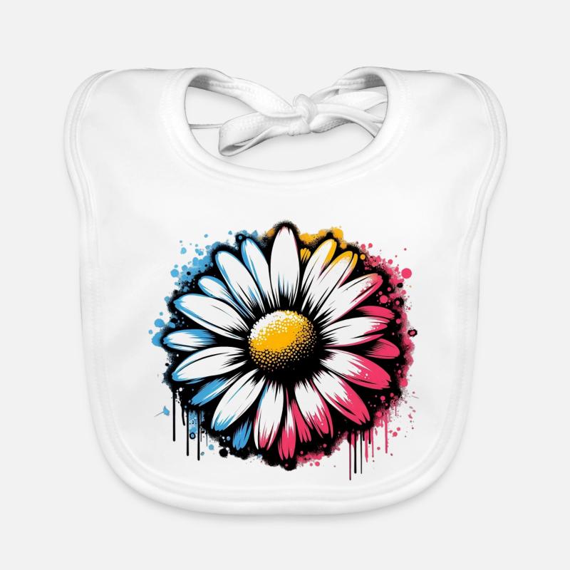 Gänseblümchen Baby Bio-Lätzchen