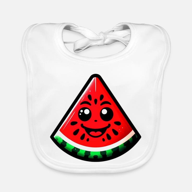 Watermelon Organic Baby Bibs