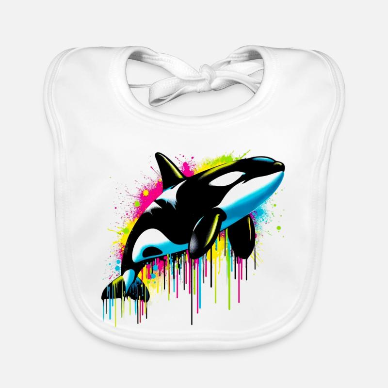 Killer whale Organic Baby Bibs