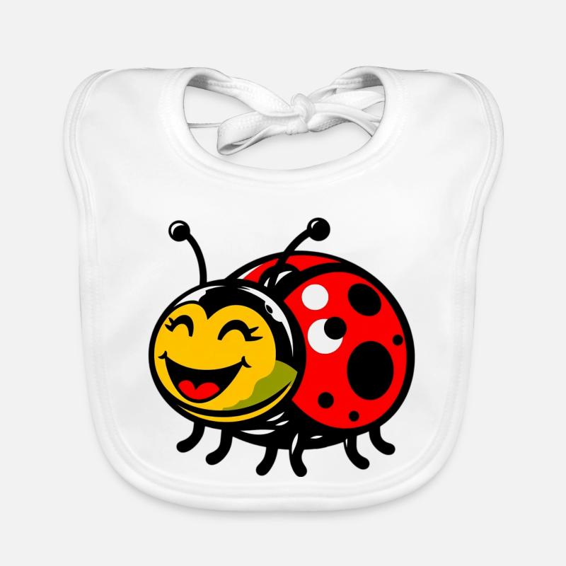 Marienkäfer Baby Bio-Lätzchen