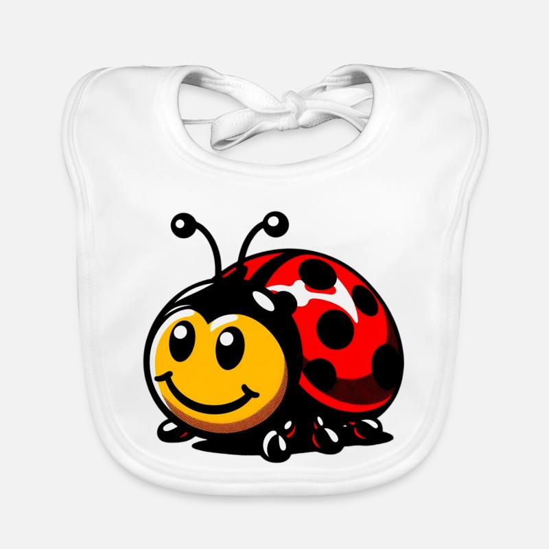 Coccinelle Bavoir bio Bébé