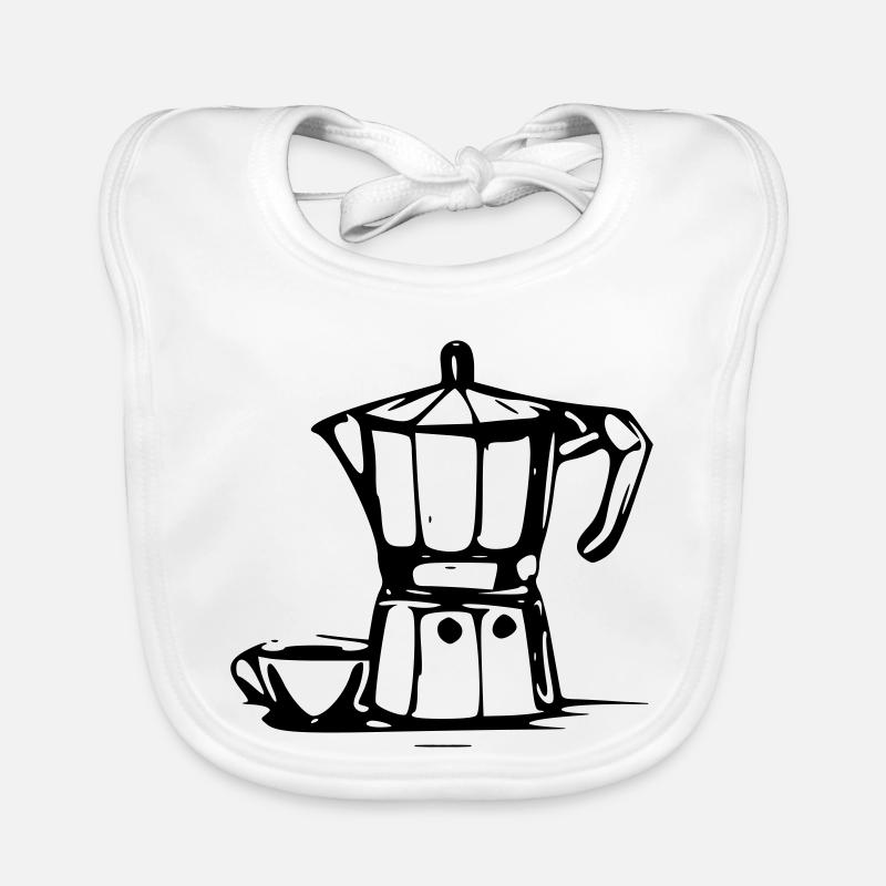Bialetti - Baby Bio-Lätzchen - Weiß