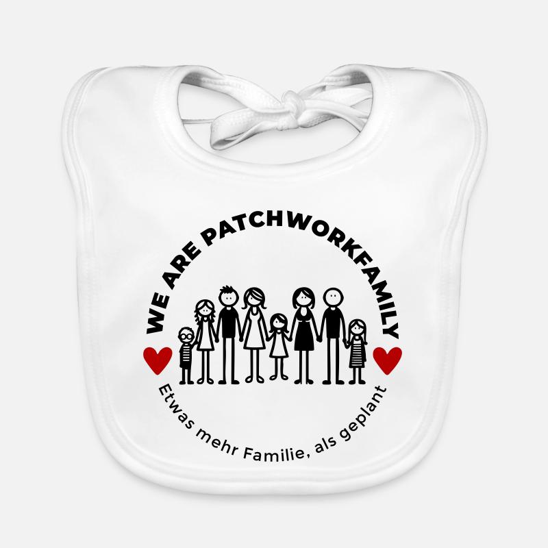 We are Patchworkfamily Baby Bio-Lätzchen