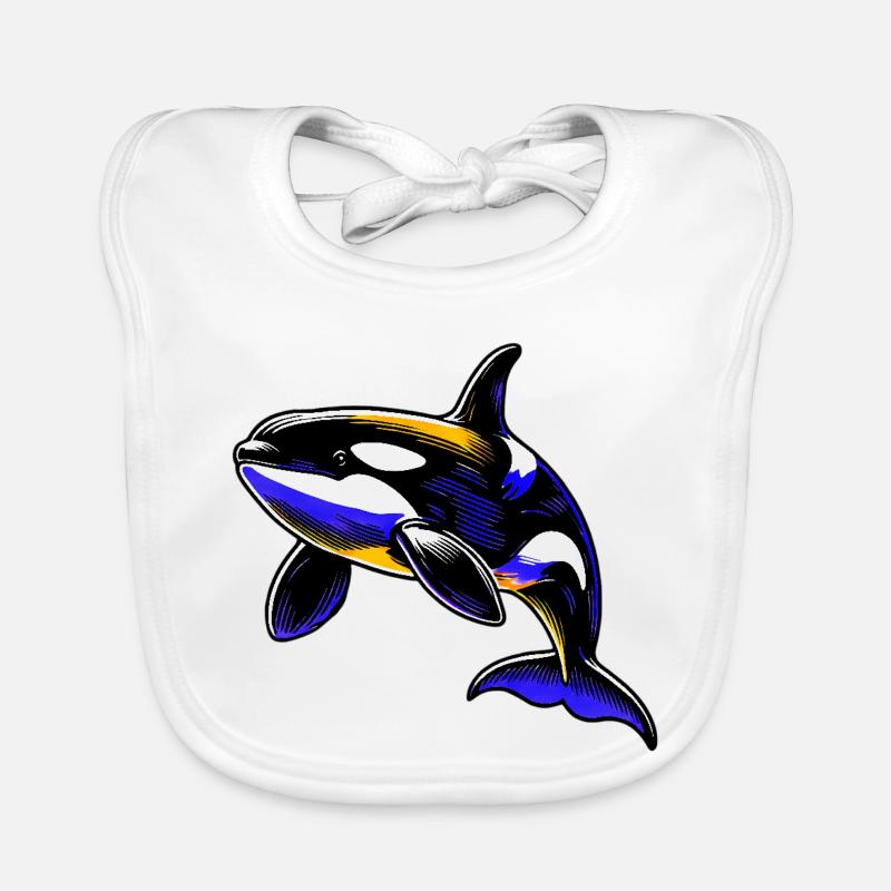 Killer whale Organic Baby Bibs