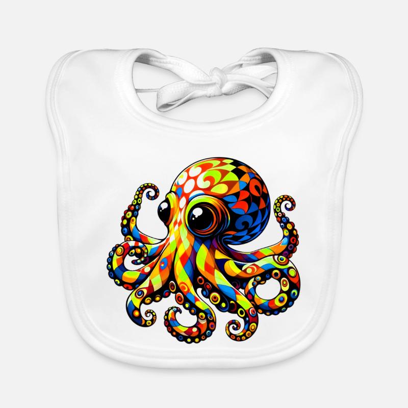 Krake Baby Bio-Lätzchen