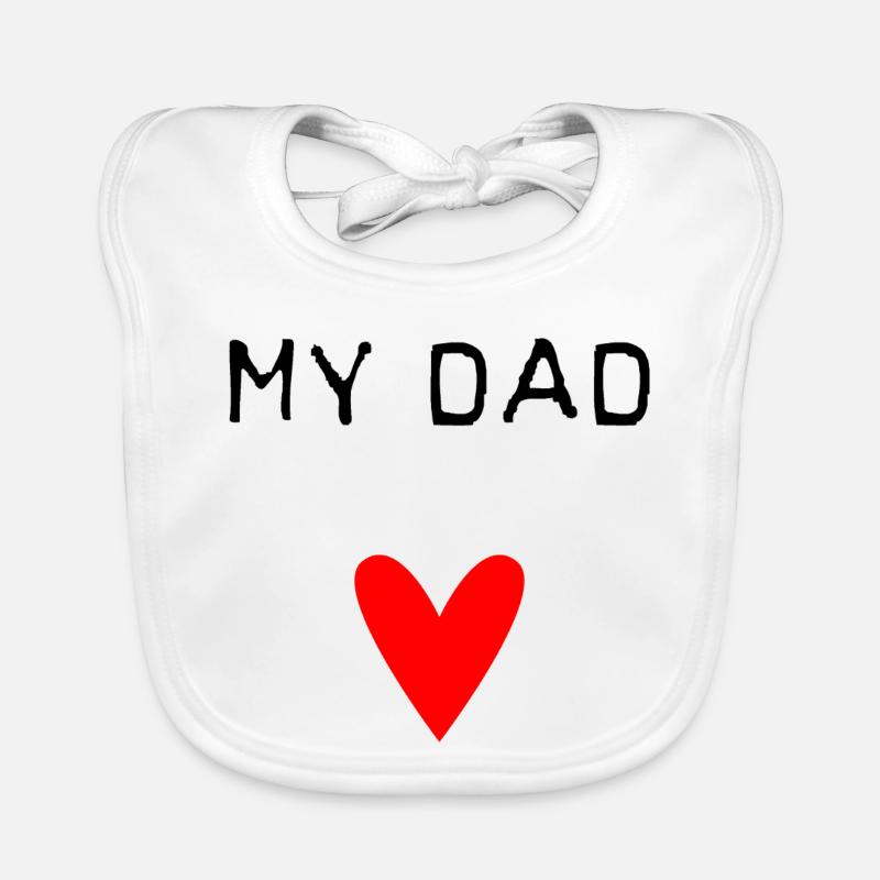 PAPA. VATERTAG. FROHER VATERTAG. ALLES GUTE ZUM GEBURTSTAG. Baby Bio-Lätzchen