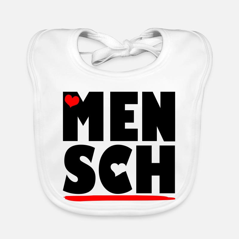 MENSCHLICHKEIT Baby Bio-Lätzchen