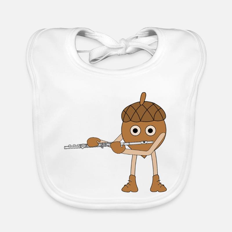 Flute Nut Organic Baby Bibs
