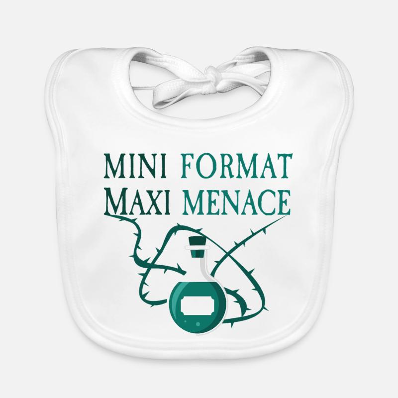 Petit Format Maxi Menace Bavoir bio Bébé