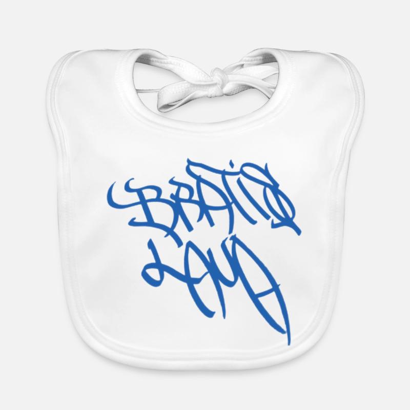 Expressive Graffiti Schriftzug Bratislava Baby Bio-Lätzchen