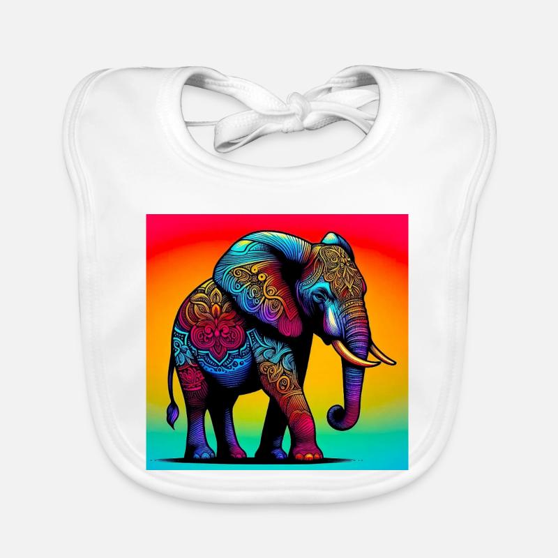 éléphant Bavoir bio Bébé