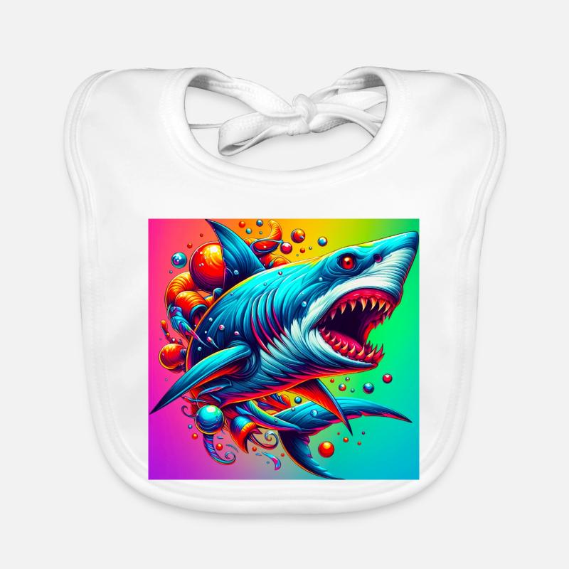 Requin Bavoir bio Bébé
