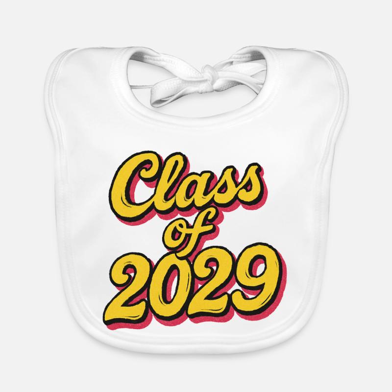 Klasse von 2029 Retro-Skript Baby Bio-Lätzchen