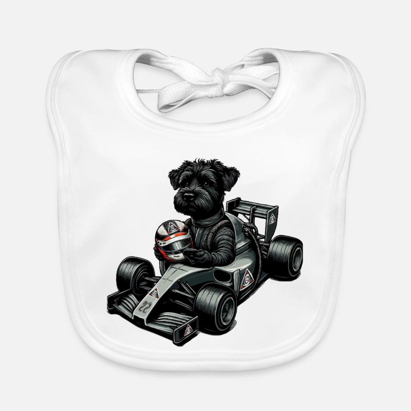 Boomer Dog Formule Kart Bavoir bio Bébé