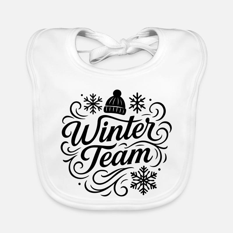 Équipe d’hiver Bavoir bio Bébé