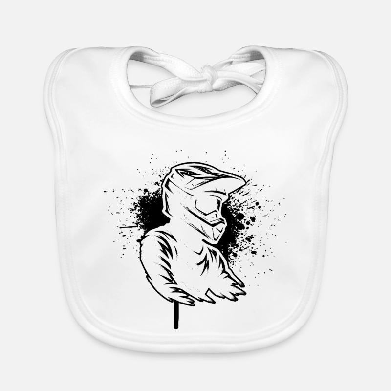 Direct Motocross Statement Organic Baby Bibs