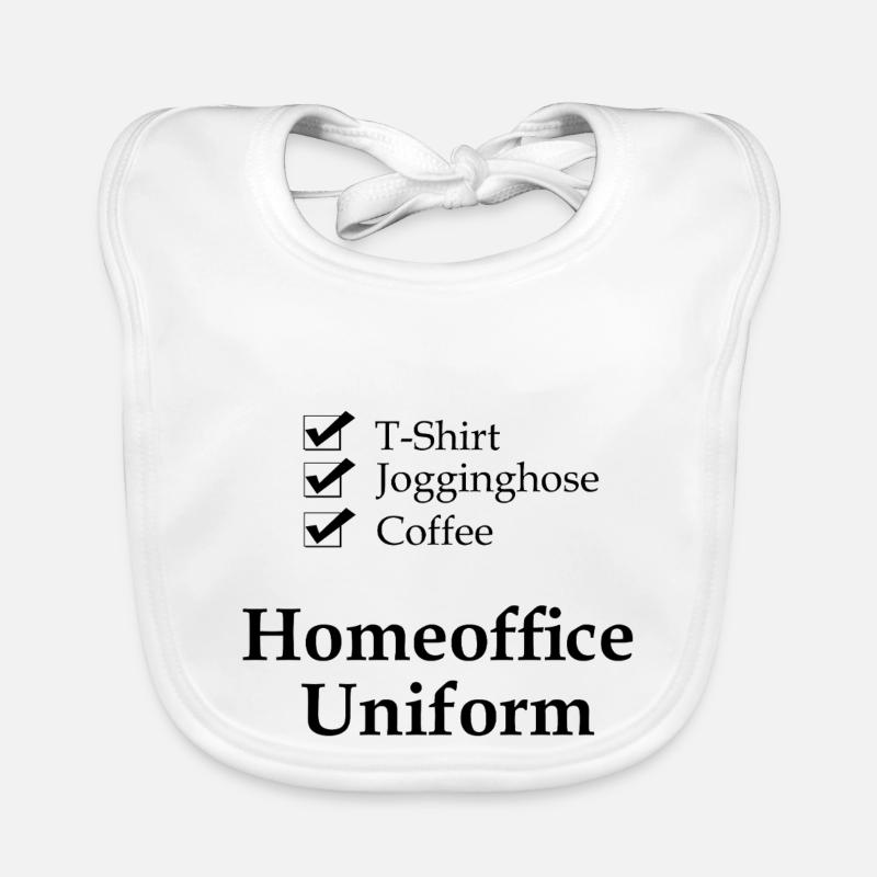 Checkliste_Homeoffice_Uniform_S - Organic Baby Bibs - white