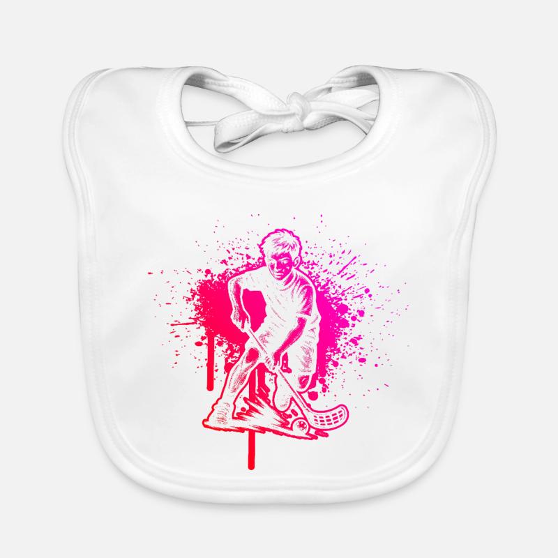 Direct floorball statement Organic Baby Bibs