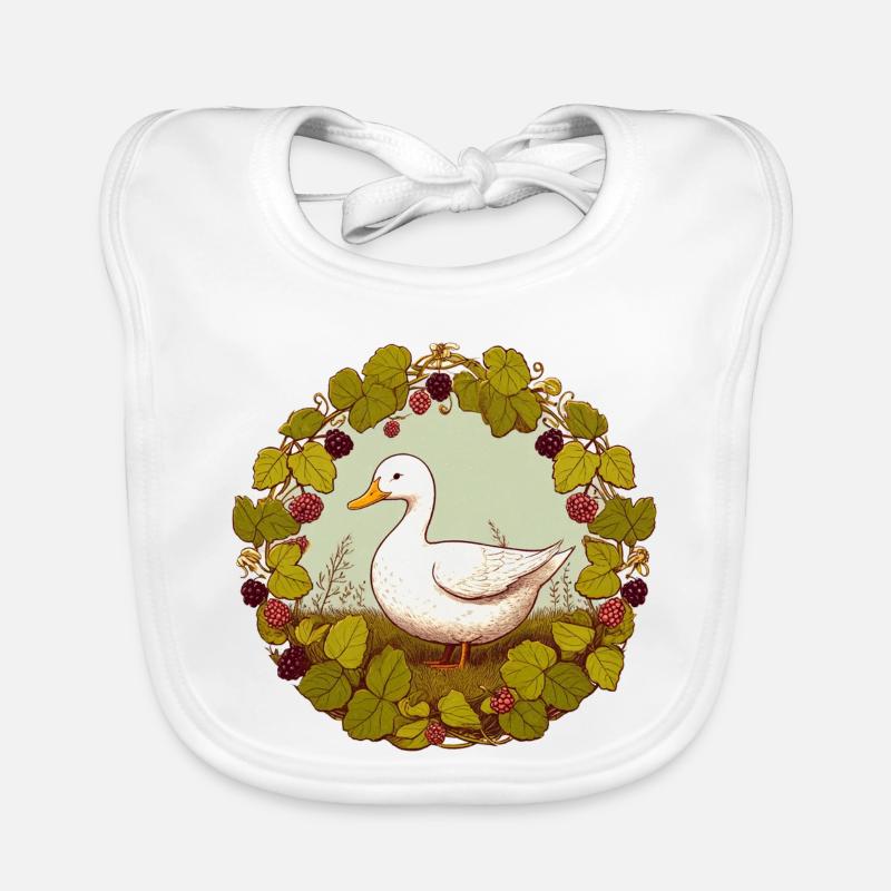 Cercle de la vigne de canard Bavoir bio Bébé