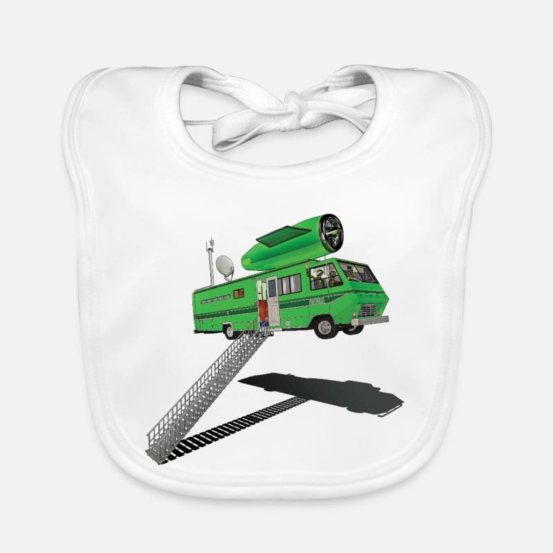 FLY ME TO THE MOON – Geek & Science-Fiction Baby Bio-Lätzchen