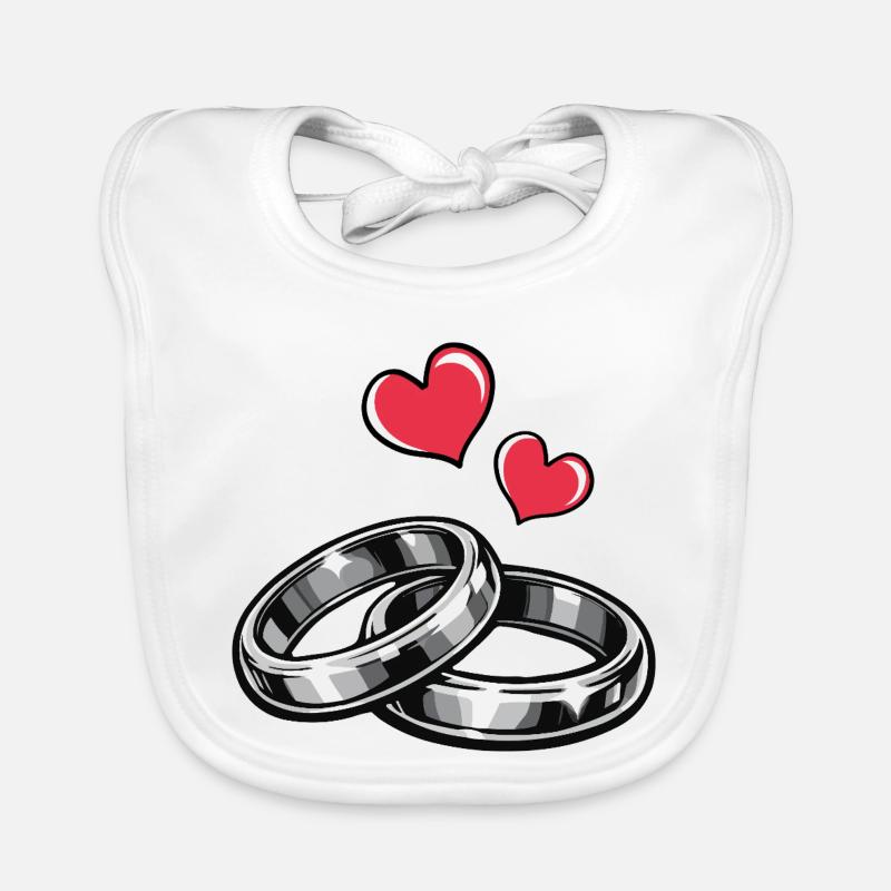 Eheringe Baby Bio-Lätzchen