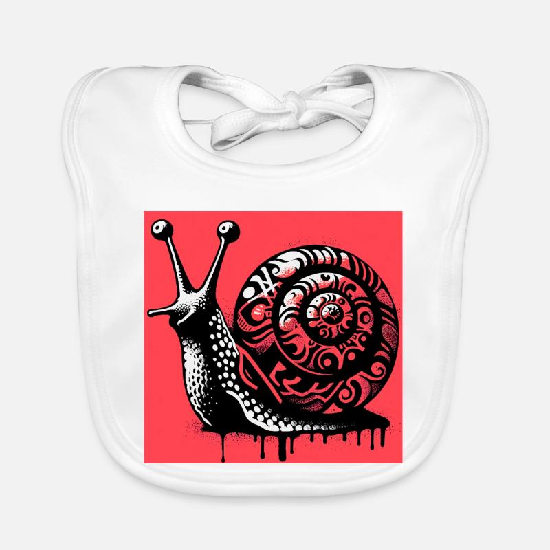 Snail Organic Baby Bibs