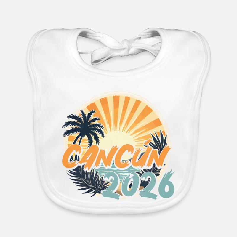 Cancun 2026 Baby Bio-Lätzchen