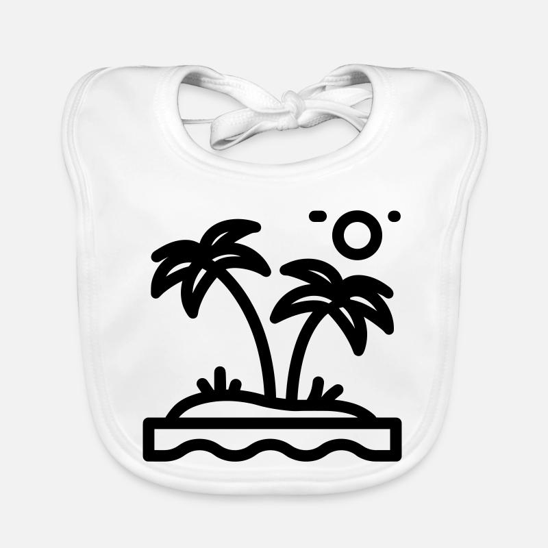 beach Organic Baby Bibs