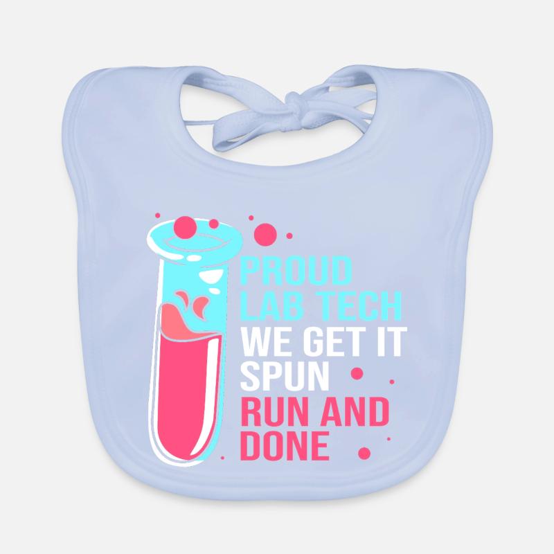 Laboratory Biology Chemistry Microscope Laboratory Organic Baby Bibs