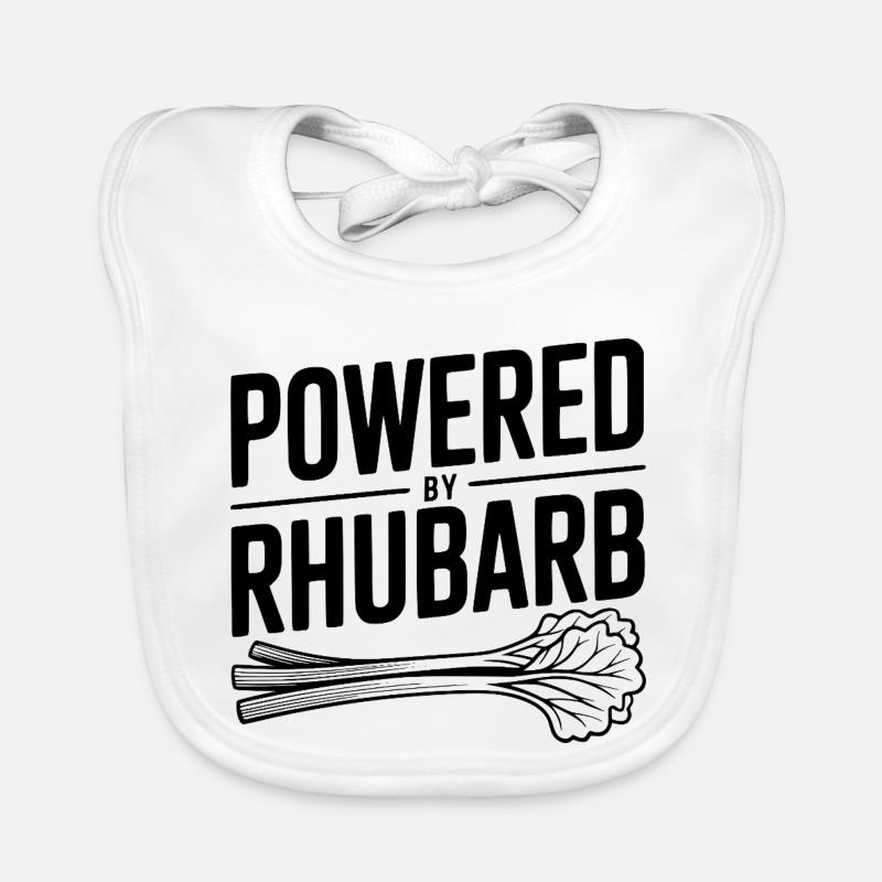 Powered By Rhubarb Organic Baby Bibs