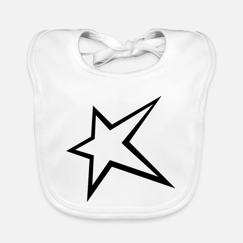 Cooler Stern Baby Bio-Lätzchen