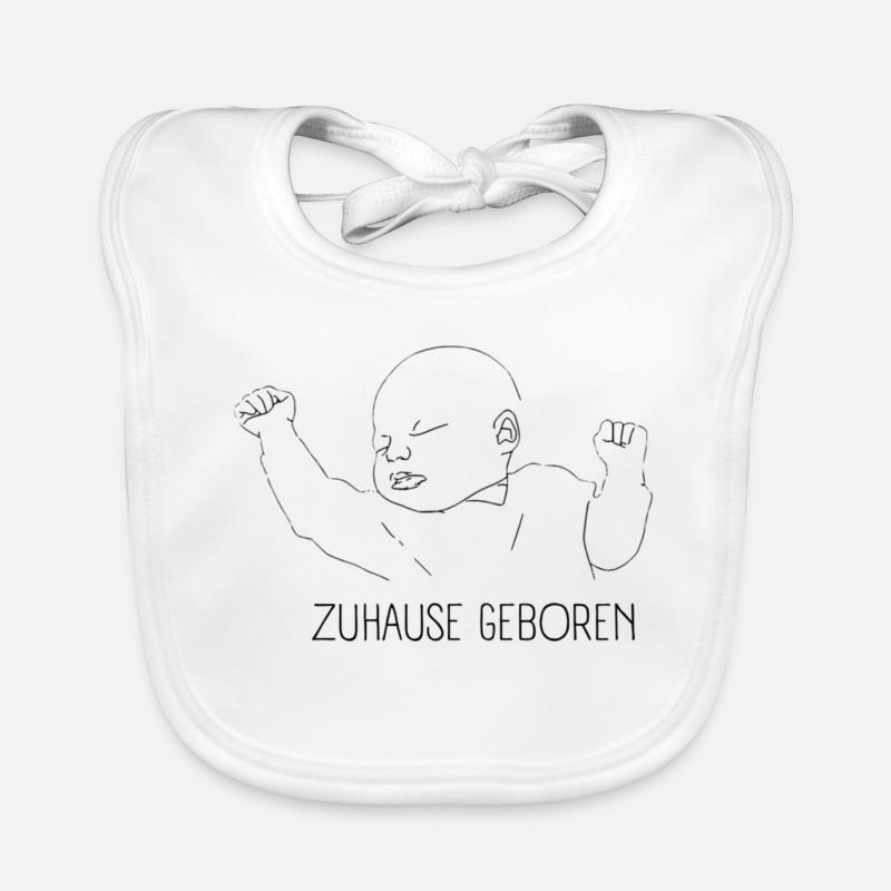 Zuhause geboren Baby Bio-Lätzchen