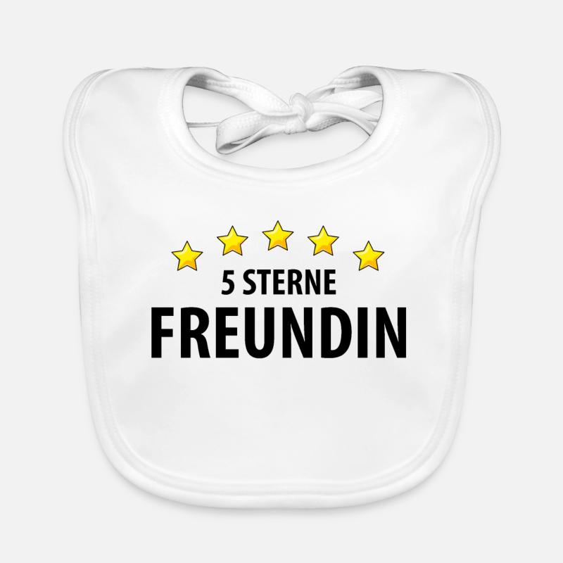 5 Sterne Freundin Baby Bio-Lätzchen