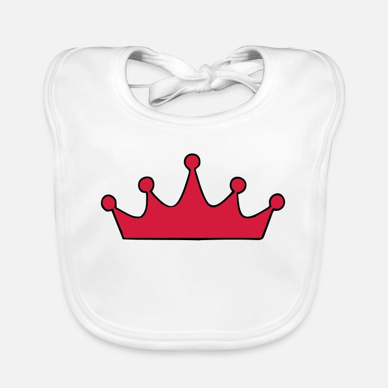couronne à personnaliser Bavoir bio Bébé