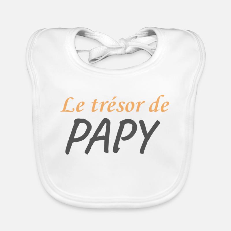 Trésor de Papy Bavoir bio Bébé