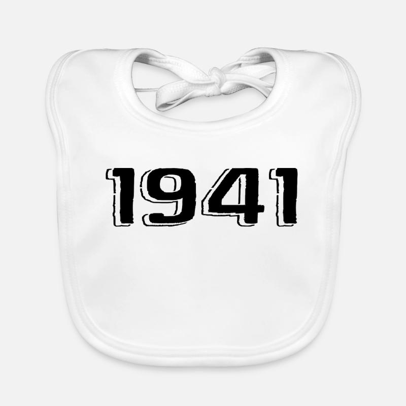 Vintage 1941 Naissance Anniversaire Rétro 1941 Bavoir bio Bébé