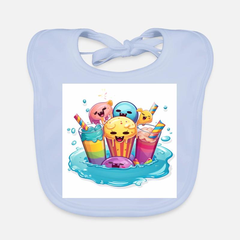 Inflatab Bliss A Cheerful Pool Party with Style Baby Bio-Lätzchen