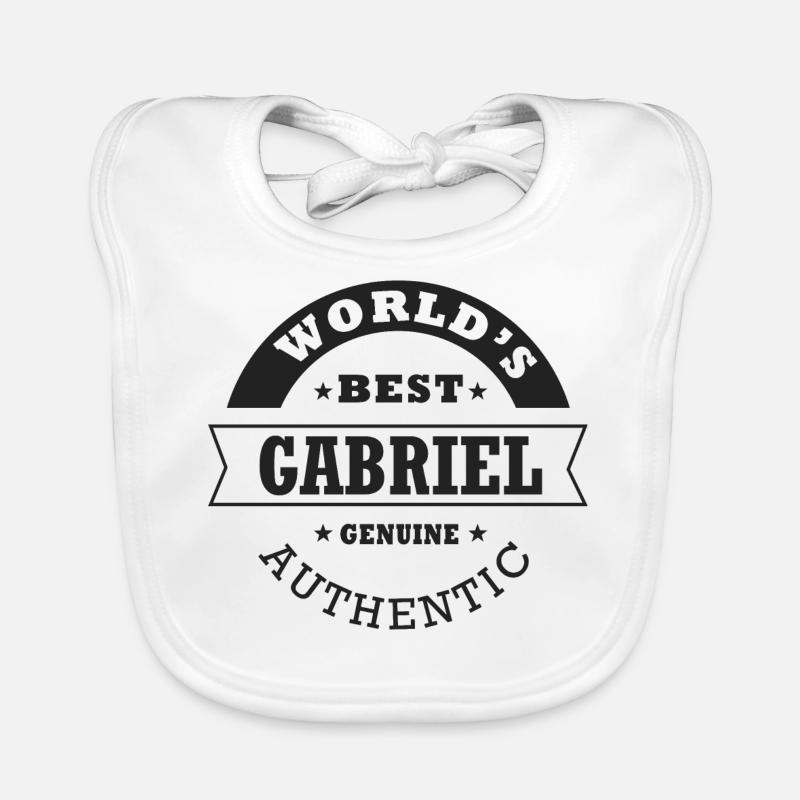 Gabriel Cadeau gabriel prénom gabriel Bavoir bio Bébé
