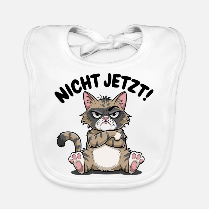 Pas maintenant Bavoir bio Bébé