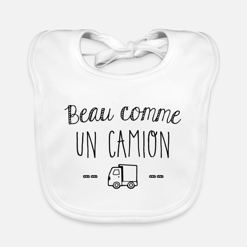 Beau comme un camion Bavoir bio Bébé