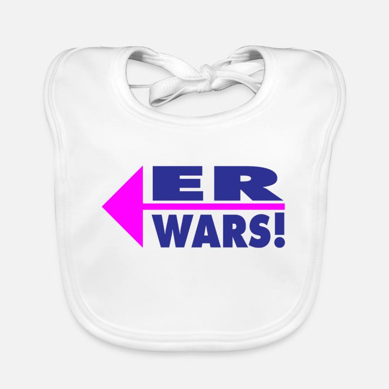 Er wars! Partner- oder Partyshirt Baby Bio-Lätzchen