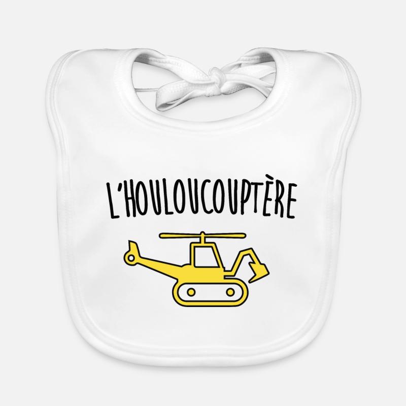 L'houloucoptère Bavoir bio Bébé