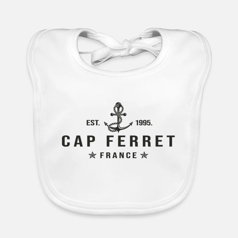 Cap Ferret cool gift Arcachon Organic Baby Bibs