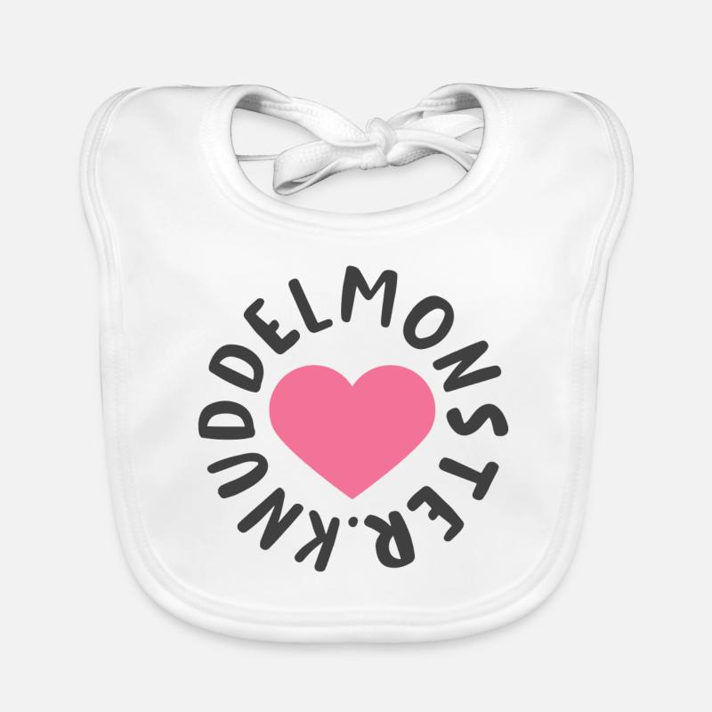 Knuddelmonster Mädchen Baby Bio-Lätzchen