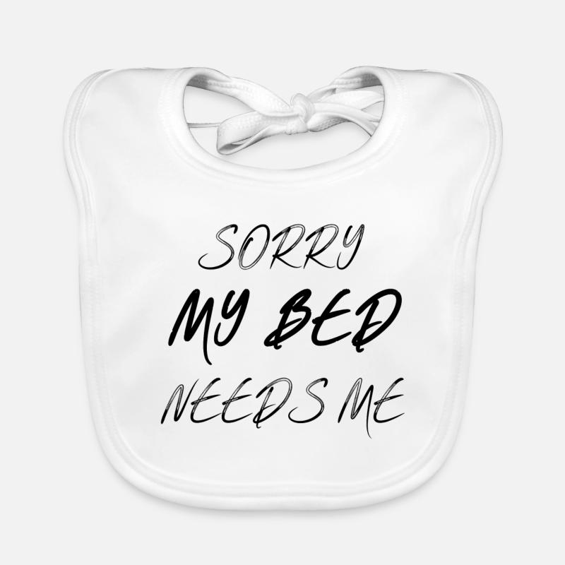 Mein Bett braucht Mich Baby Bio-Lätzchen
