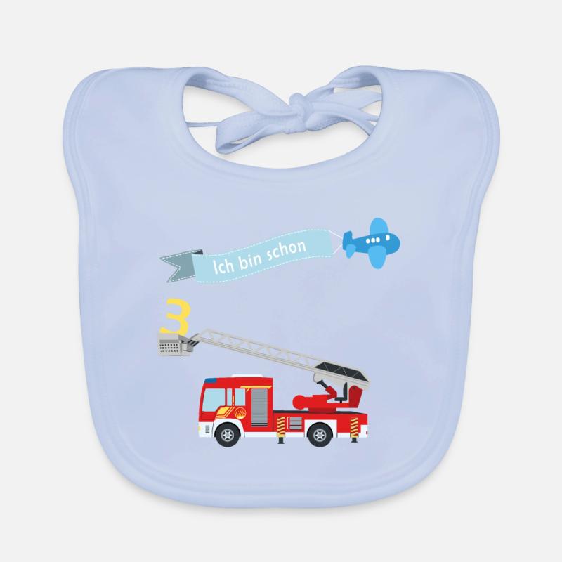 3ème anniversaire du service d'incendie Bavoir bio Bébé